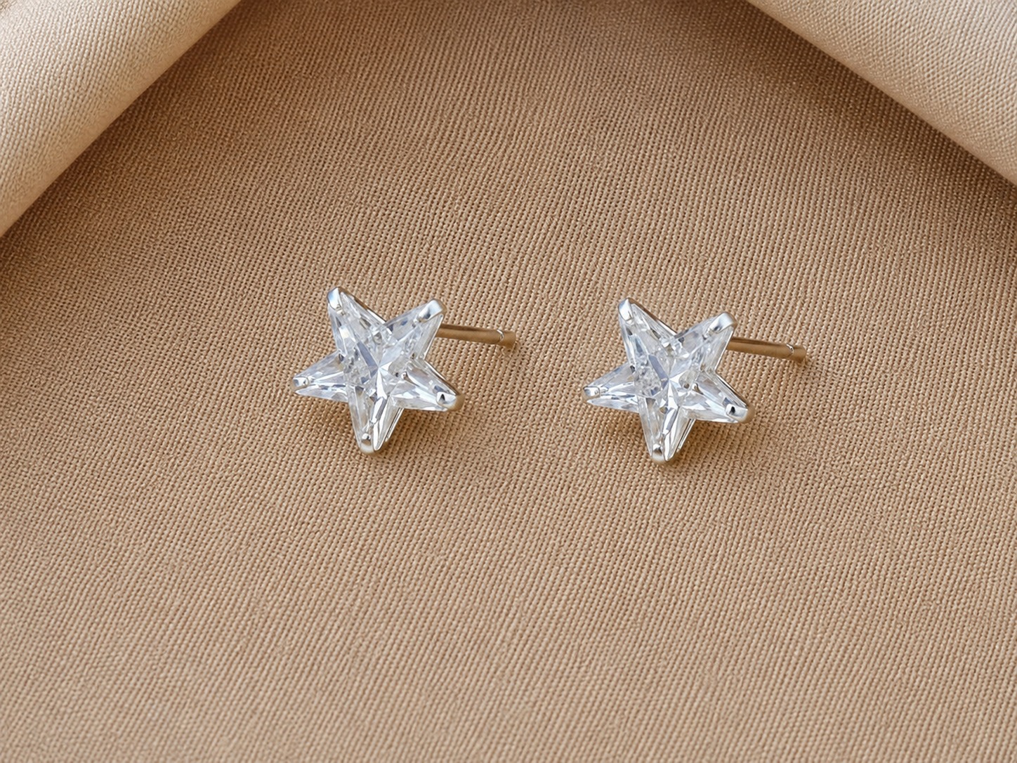 Star Crystal Ear Studs